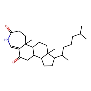 10a,12a-dimethyl-1-(6-methylheptan-2-yl)-1,2,3,3a,3b,4,7,9,10,10b,11,12-dodecahydroindeno[5,4-g][2]benzazepine-5,8-dione structure