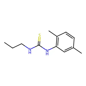 1-(2,5-dimethylphenyl)-3-propylthiourea structure
