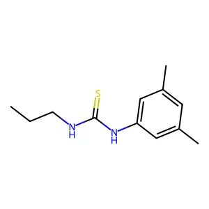 1-(3,5-dimethylphenyl)-3-propylthiourea structure