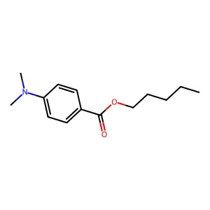 pentyl 4-(dimethylamino)benzoate structure
