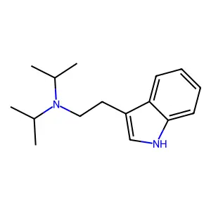 N,N-Diisopropyltryptamine structure