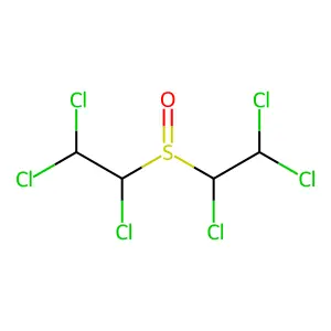 1,1,2-trichloro-2-(1,2,2-trichloroethylsulfinyl)ethane structure