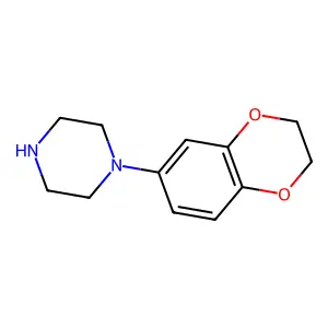 1-(2,3-dihydro-1,4-benzodioxin-6-yl)piperazine structure