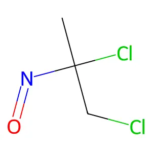 1,2-dichloro-2-nitrosopropane structure