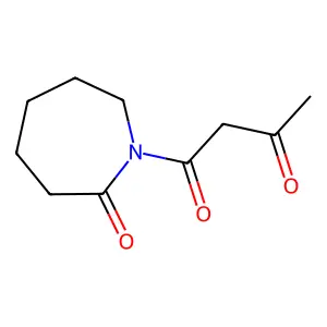 1-(2-oxoazepan-1-yl)butane-1,3-dione structure