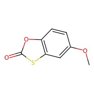 1,3-Benzoxathiol-2-one, 5-methoxy- structure