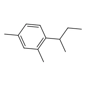 Benzene, 2,4-dimethyl-1-(1-methylpropyl)- structure