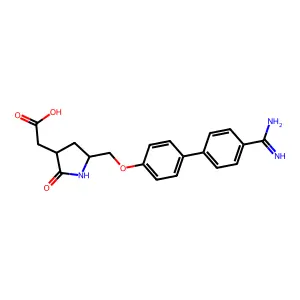 Fradafiban structure