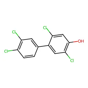 (1,1'-Biphenyl)-4-ol, 2,3',4',5-tetrachloro- structure
