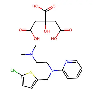 Chlorothen citrate structure