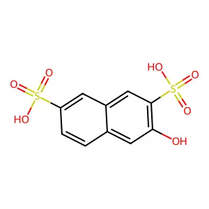 Compound C10H8O7S2 structure