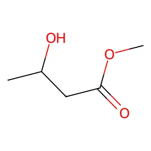 Methyl 3-hydroxybutanoate structure