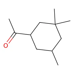 1-(3,3,5-trimethylcyclohexyl)ethanone structure