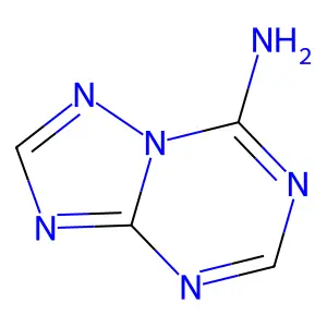 [1,2,4]triazolo[1,5-a][1,3,5]triazin-7-amine structure