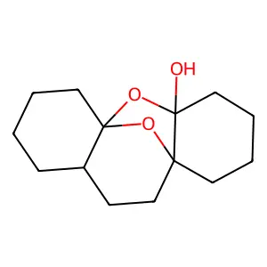 10,16-dioxatetracyclo[7.6.1.01,11.04,9]hexadecan-11-ol structure