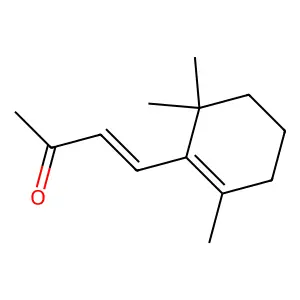 4-(2,6,6-trimethylcyclohexen-1-yl)but-3-en-2-one structure