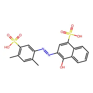 FD&C Red No. 4 free acid structure