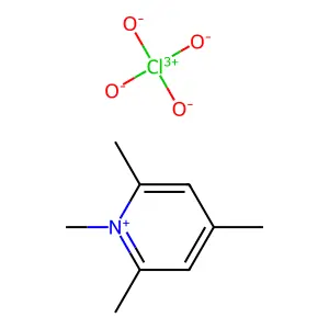 1,2,4,6-tetramethylpyridin-1-ium perchlorate structure