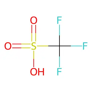 Trifluoromethanesulfonic acid structure