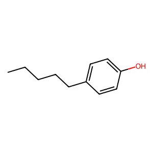 4-PENTYLPHENOL structure
