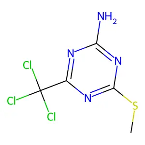 Compound C5H5Cl3N4S structure