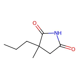 3-methyl-3-propylpyrrolidine-2,5-dione structure
