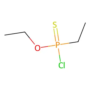 chloro-ethoxy-ethyl-sulfanylidene-lambda5-phosphane structure
