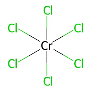 hexachlorochromium structure