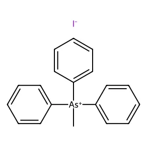 methyl(triphenyl)arsanium iodide structure