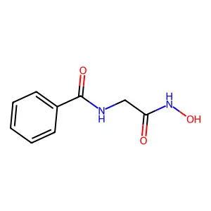 Hippurohydroxamic acid structure