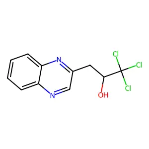 1,1,1-trichloro-3-quinoxalin-2-ylpropan-2-ol structure