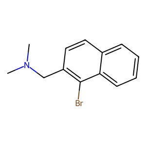1-(1-bromonaphthalen-2-yl)-N,N-dimethylmethanamine structure