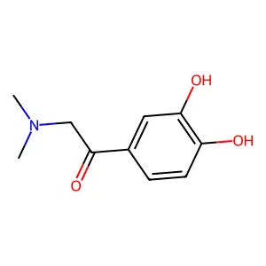 1-(3,4-dihydroxyphenyl)-2-(dimethylamino)ethanone structure