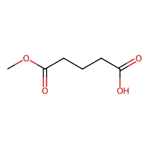 5-methoxy-5-oxopentanoic acid structure