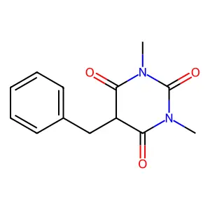 BARBITURIC ACID, 5-BENZYL-1,3-DIMETHYL- structure