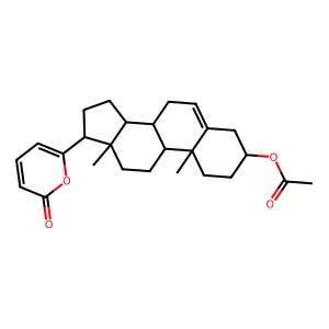 [10,13-dimethyl-17-(6-oxopyran-2-yl)-2,3,4,7,8,9,11,12,14,15,16,17-dodecahydro-1H-cyclopenta[a]phenanthren-3-yl] acetate structure