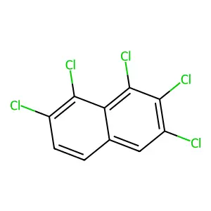 1,2,3,7,8-Pentachloronaphthalene structure