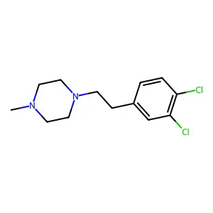 1-[2-(3,4-Dichlorophenyl)ethyl]-4-methylpiperazine structure