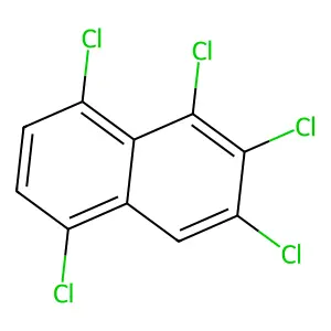 1,2,3,5,8-Pentachloronaphthalene structure