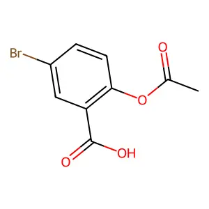 Compound C9H7BrO4 structure