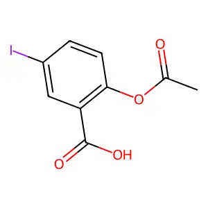 Compound C9H7IO4 structure