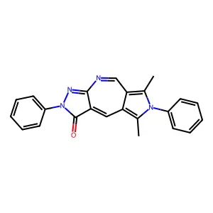 11,13-dimethyl-5,12-diphenyl-5,6,8,12-tetrazatricyclo[8.3.0.03,7]trideca-1(13),2,6,8,10-pentaen-4-one structure