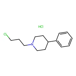 1-(3-Chloropropyl)-4-phenylpiperidine hydrochloride structure