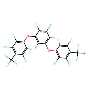 1,2,3,5-tetrafluoro-4,6-bis[2,3,5,6-tetrafluoro-4-(trifluoromethyl)phenoxy]benzene structure