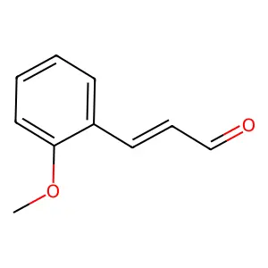 (E)-2-methoxycinnamaldehyde structure