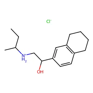 Butidrine hydrochloride structure