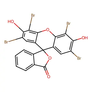 Compound C20H8Br4O5 structure