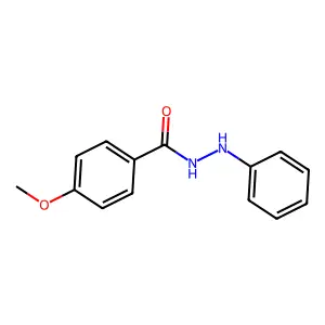 4-methoxy-N'-phenylbenzohydrazide structure