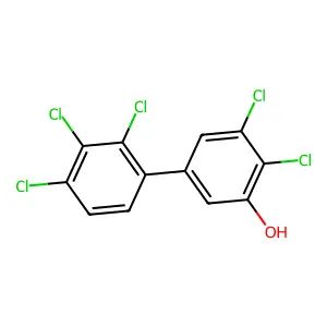 (1,1'-Biphenyl)-3-ol, 2',3',4,4',5-pentachloro- structure
