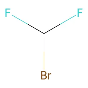 Bromodifluoromethane structure